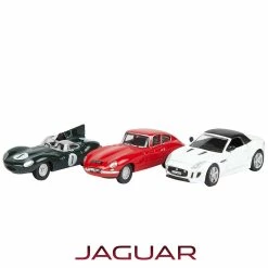 1:76 Modell Jaguar Sportwagenset (D-Type, E-Type, F-Type)