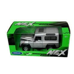 1:24 Modell Land Rover Defender 90 - Welly -Autoteile Verkäufe 80199.22498SILVER
