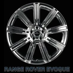 20" Leichtmetallfelge - 9-Speichen-Design, "Polished Silver Finish"